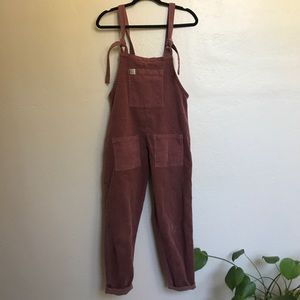 Lucy and Yak ash pink overalls/ dungarees s small